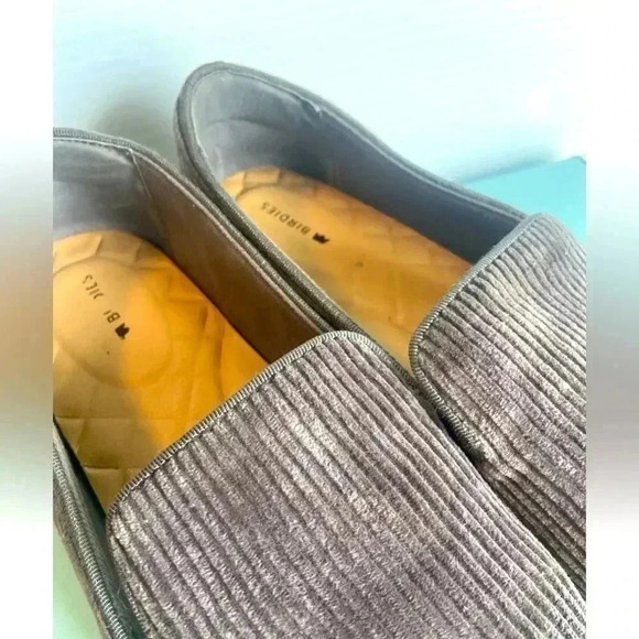 Birdies The Swift Women's Size 9.5 Charcoal Gray Corduroy Slippers Shoes New - Picture 7 of 10